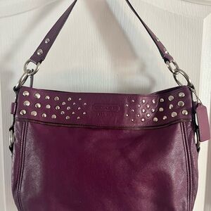 Like brand new Coach purple bag